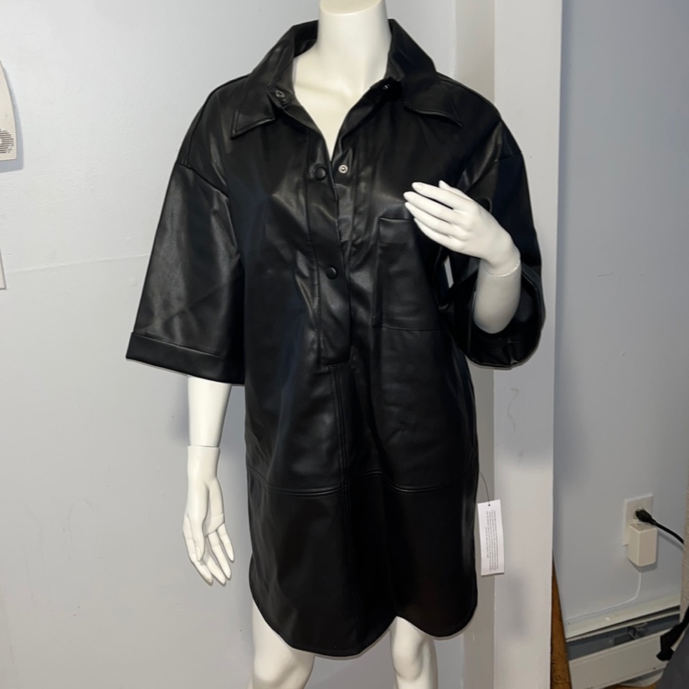 Top shop Leather dress